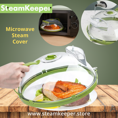 Microwave Steam Splatter Cover