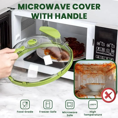 Microwave Steam Splatter Cover