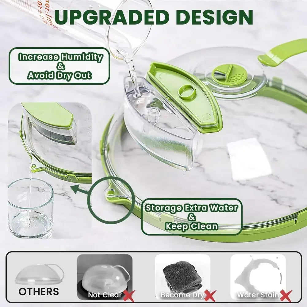 Microwave Steam Splatter Cover